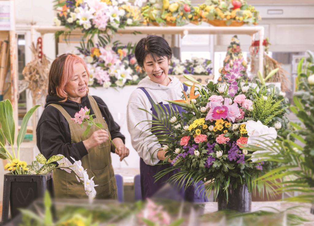 生花部＜出雲流通センター＞花に囲まれココロ豊かな毎日を過ごしてみませんか？